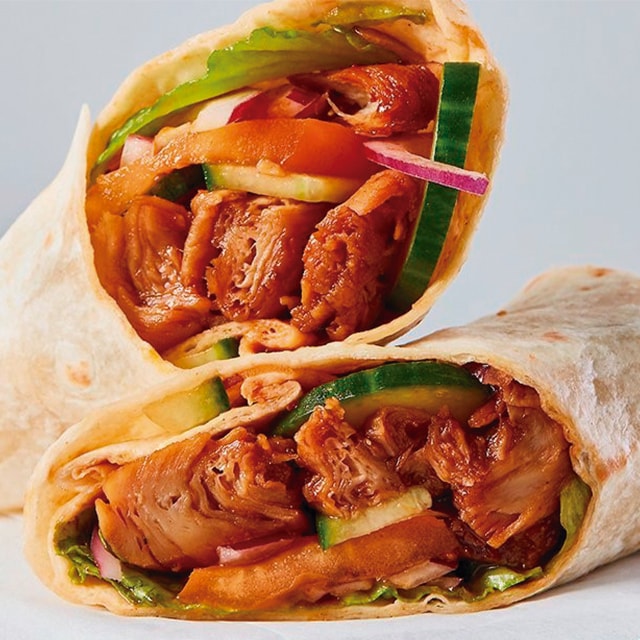 Wrap mexicano vegetariano con salsa BBQ The vegetarian Butcher Wrap mexicano vegetariano con salsa BBQ The vegetarian Butcher
